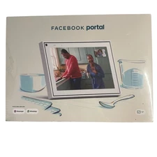 Facebook Portal 2nd Generation Smart Speaker White 10" NEW