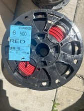 6 AWG STR THHN Copper Red Industrial Hookup W...