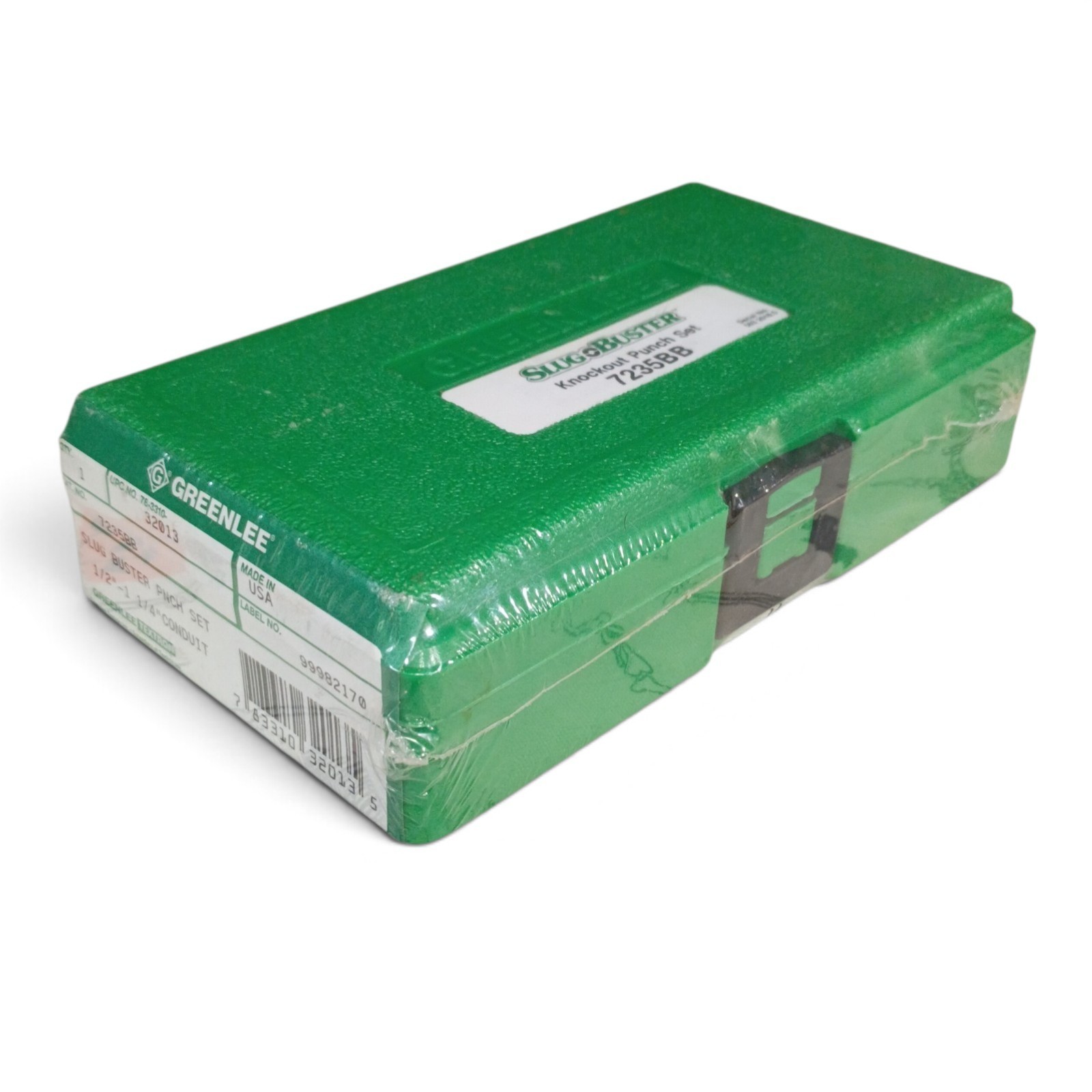 7235BB Greenlee Slug-Buster Knockout Punch & Die Set, 1/2” To 1-1/4” - Sealed