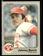 1983 Fleer #584 Johnny Bench Reds 3303J
