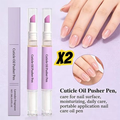 3-In-1Cuticle Oil Pusher Pen, Ceramic Cuticle Oil Cuticle Pusher Nail Oil Pen fo