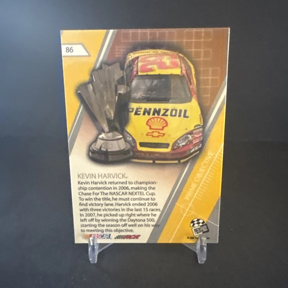 2007 Press Pass Stealth Chrome Kevin Harvick NASCAR NM - Image 2 of 2