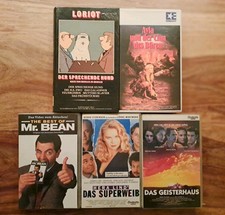 VHS FILME KASSETTEN  LORIOT, MR. BEAN,......