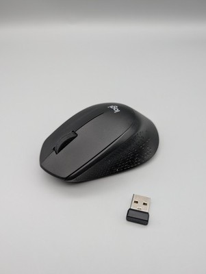 Logitech M330 Silent Plus Maus Wireless USB 1000 DPI Schwarz