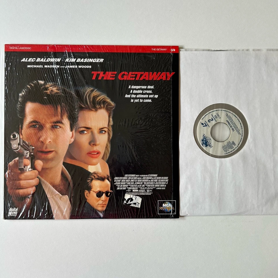 THE GETAWAY Laserdisc LETTERBOX EDISION - Alec Baldwin Kim Basinger (LIKE NEW) - Image 3 of 3