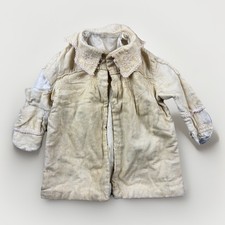 Antique Victorian Edwardian Era Floral Hand Embroidered Baby Coat