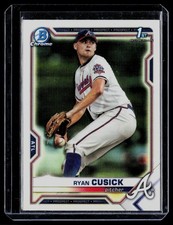 2021 Bowman Draft #BDC-27 Ryan Cusick Chrome Refractor