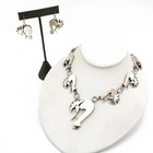 Walter Vandever Navajo Sterling Kokopelli Necklace & Earring Set of 2 #S5206-5 — photo 1