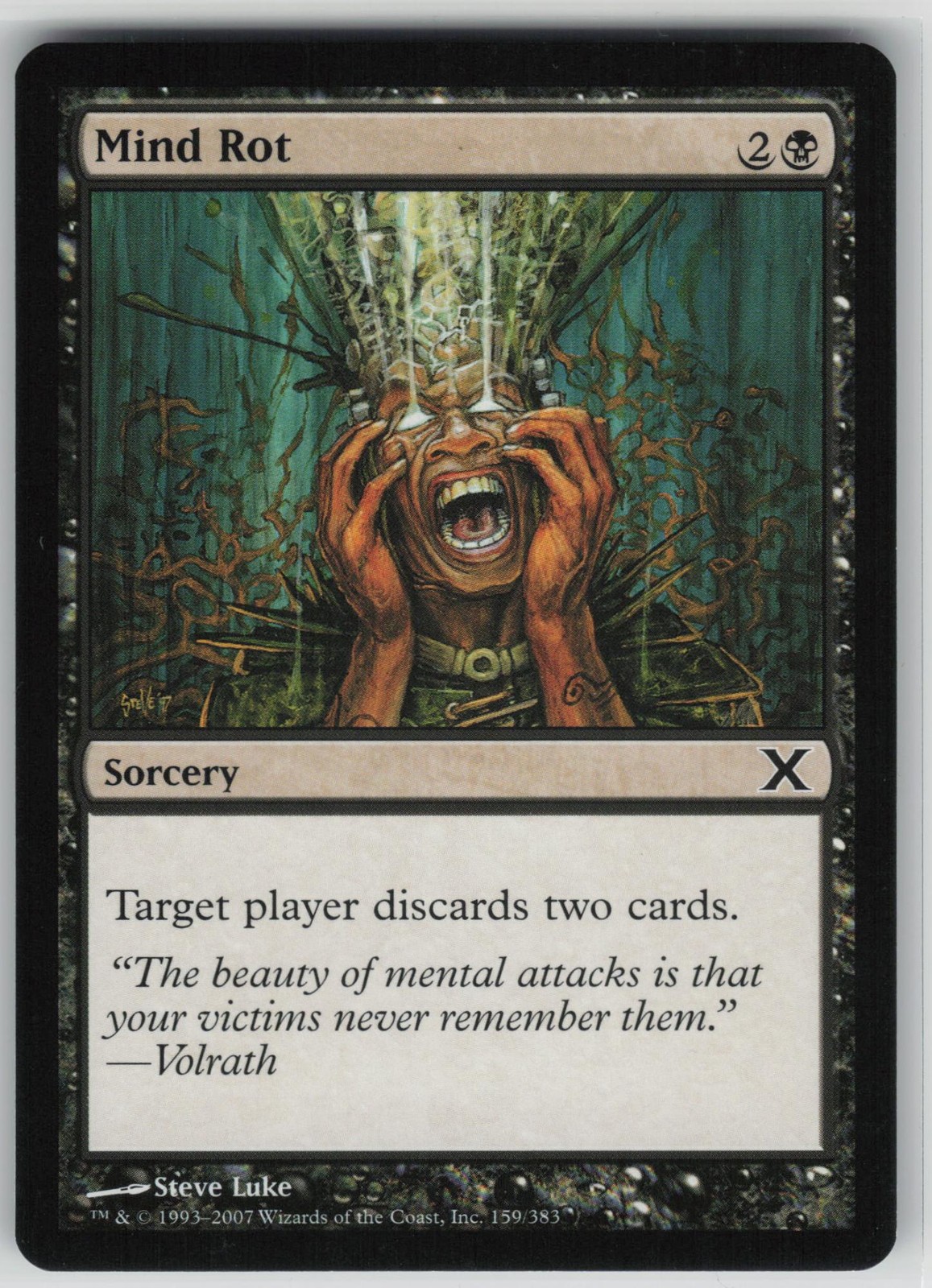 LP Mind Rot 159 Common 10th Edition Magic: The Gathering 2007