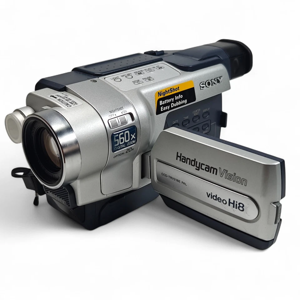 Sony Handycam CCD-TRV218E Camcorder Hi8 Tape 560x Night Vision Camera + Charger - Image 3 of 4