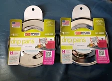 Range Kleen Round Gas Drip Pan STYLE H- 2 PACK