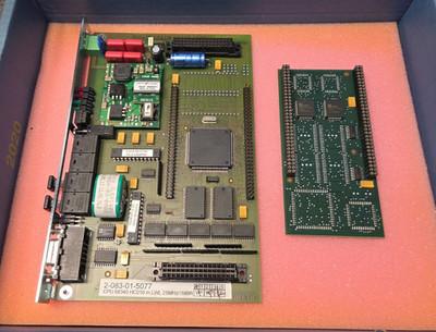 Homatic CPU 68340 HC010, 2-083-01-5077, LWL 25MHz/1MBR, REV 07