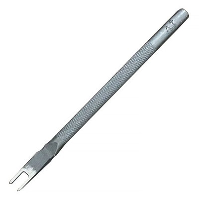 Oka Diagonal Hole Punch IV French Style 2 Prong Leathercraft Stitching Chisel 5m