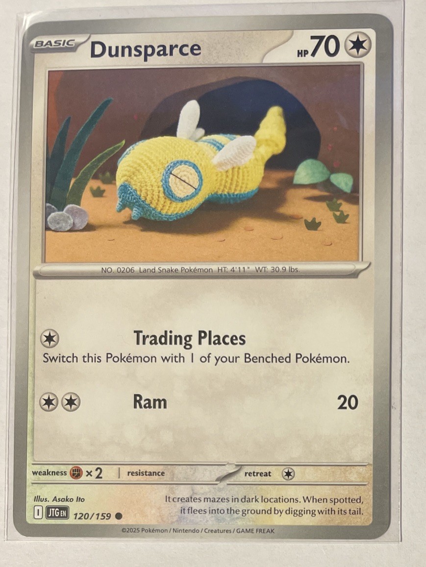 DUNSPARCE 120/159 JOURNEY TOGETHER POKEMON COMMON NEAR MINT NM