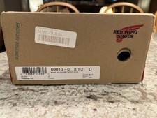 Red Wing Heritage Beckman Boots 8.5 width D 9016 Cigar Featherstone Plain Toe