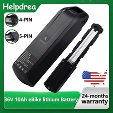 5PIN 36V ebike battery 36V 10Ah lithium Battery W/ USB Port for Bike 750W Motors