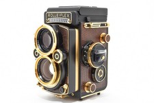 Super Rare MINT Rollei ROLLEIFLEX 2.8F AURUM GOLD Xenotar 80mm F2.8 From JAPAN