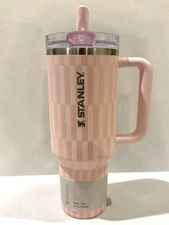 Stanley 40 oz Stainless Steel Quencher Pro Tour Tumbler Tea Rose Tile
