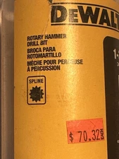 Dewalt SDS Spline Cement Bit.  1 /3/8” X 11”.  Brand New