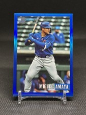 2021 Bowman Heritage - Prospects Miguel Amaya Chrome Blue Refractor /99 RC CUBS