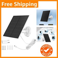 5W Solar Panel Charger for Outdoor Security Cameras - Waterproof Adjustable
