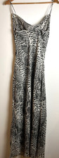 NOISY MAY - NAMIRA SCOOP NECK MAXI DRESS - SIZE XS - GREY
