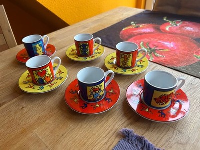 Vintage Set 6x Espresso - Keith Haring x Konitz