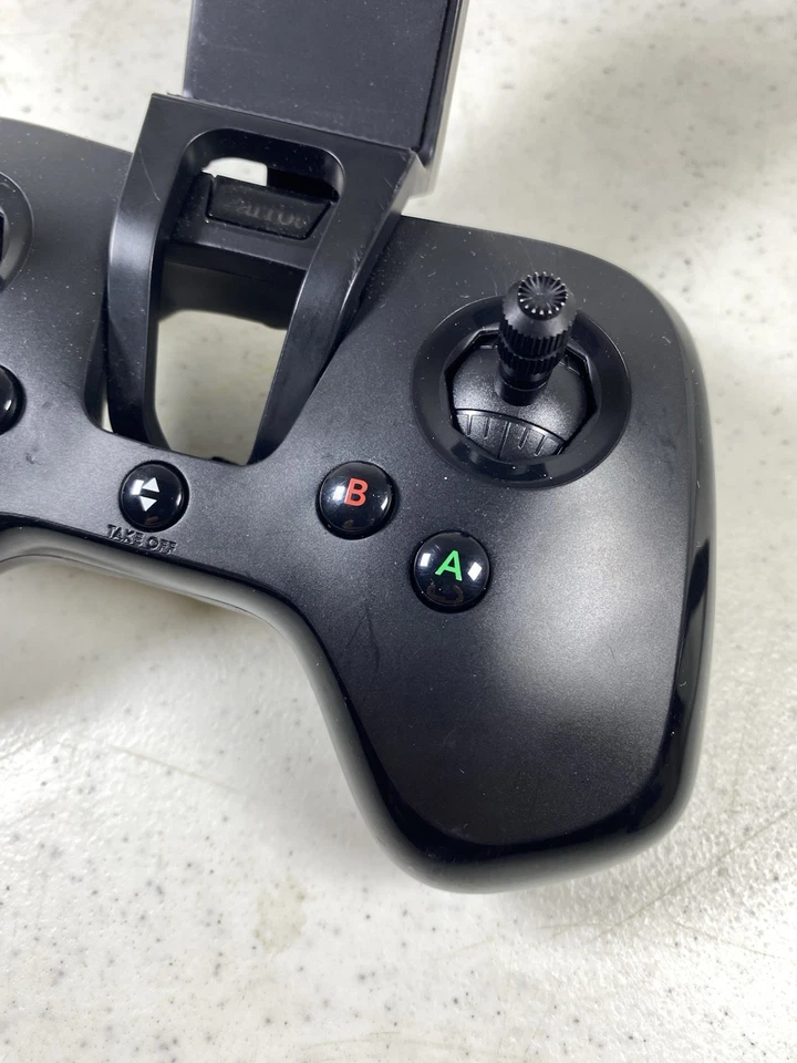 OEM Parrot Flypad Drone Controller w/ Phone Holder Black Works - Image 3 of 4