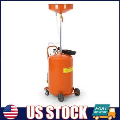 Oil Drain Tank ,20 Gallon Air Operated Portable Drain Container ,Oil Change Tank