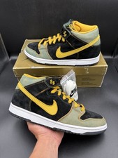 Talla 9.5 - Nike SB Dunk Mid Premium Asbury Casino Park Island amarillo azulado 2008