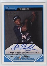 2007 Bowman Aflac Auto 113/127 Tim Beckham #AFLAC-TB Auto 0i5i