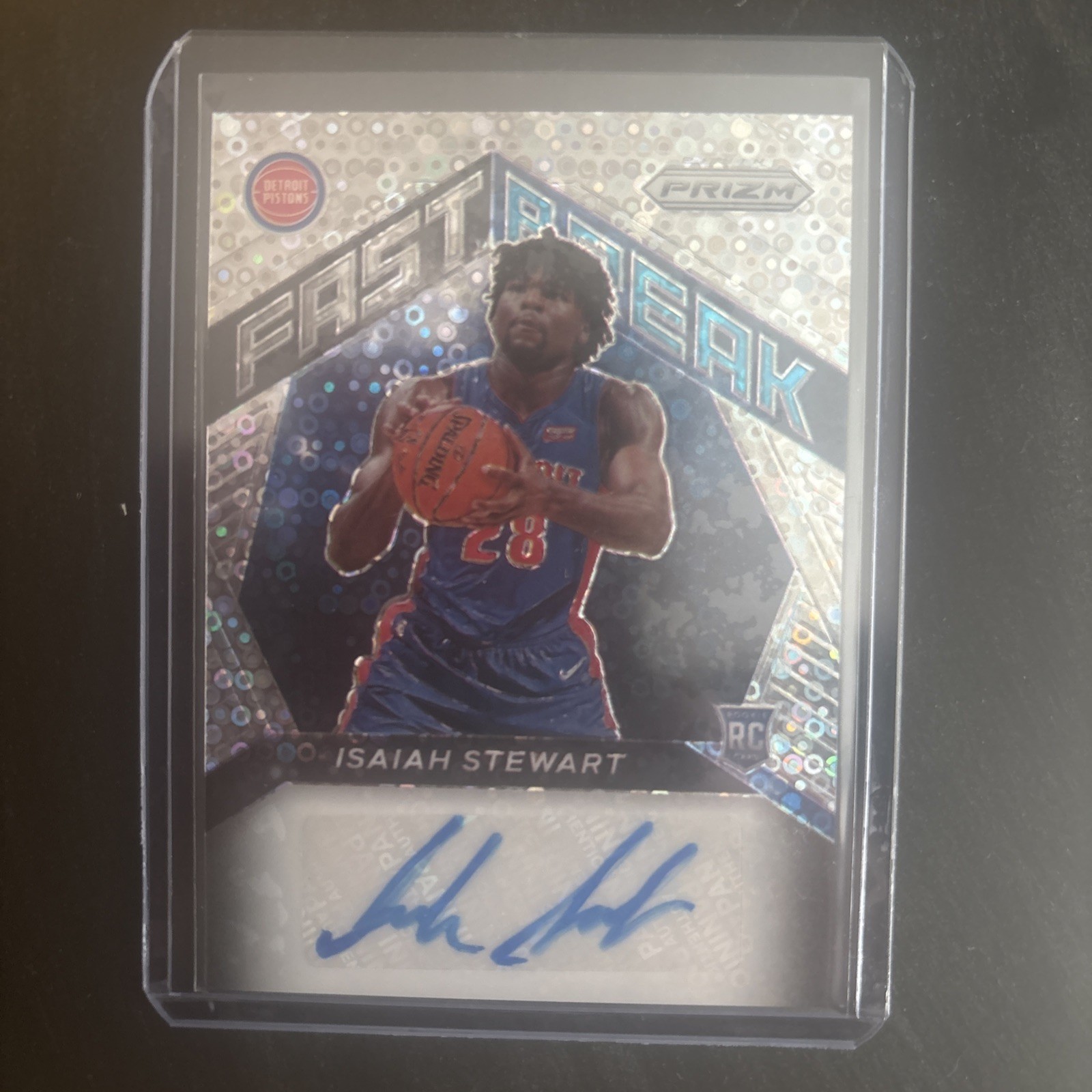 2020-21 Panini Prizm - Fast Break Rookie Autographs Isaiah Stewart #FR-IST