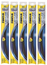 21 Water Repellent Wiper Blades - 2-in-1 Design Pack Of 5 For All Weather