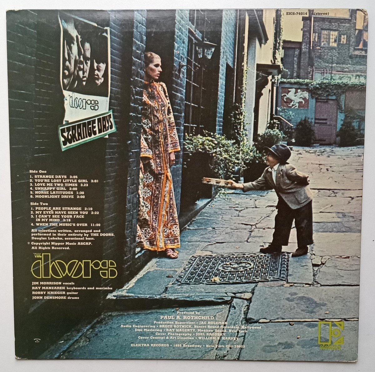 The Doors - Strange Days - 1969, 1st Red Label SP Pressing