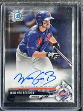 Becerra, Wuilmer - 2017 Bowman Chrome Prospect - Autograph - INV1