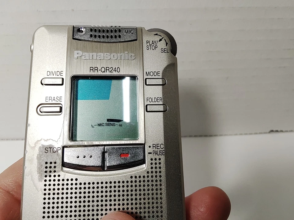 Panasonic RR-QR240 Voice IC Digital Ghost EVP Recorder Used  - Image 3 of 4