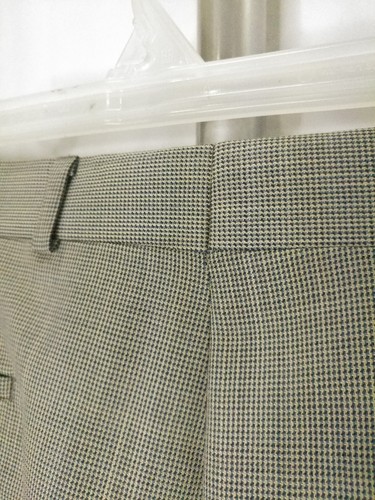 Ralph Lauren Dress Slacks Pants Men's 36x30 Tan Blue Pleated Cuffed Vintage NWT - Picture 7 of 11