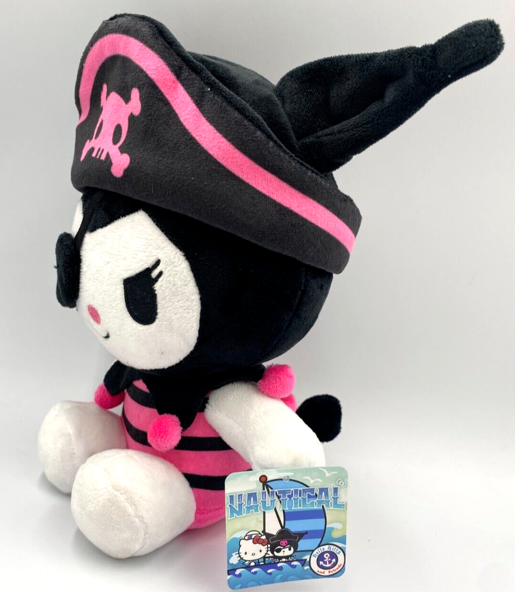 SANRIO 9 INCH KUROMI PIRATE OUTFIT PLUSH TOY DOLL HELLO KITTY