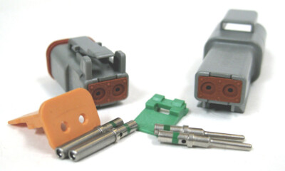 Kit Conectores 2 Vías Green Band Conector Deutsch DT Serie 2 Vías Con Contactos Banda Verde - DT2-1 - Kit Original Genuino Conectores Electricos 2 Vias - Foto 6