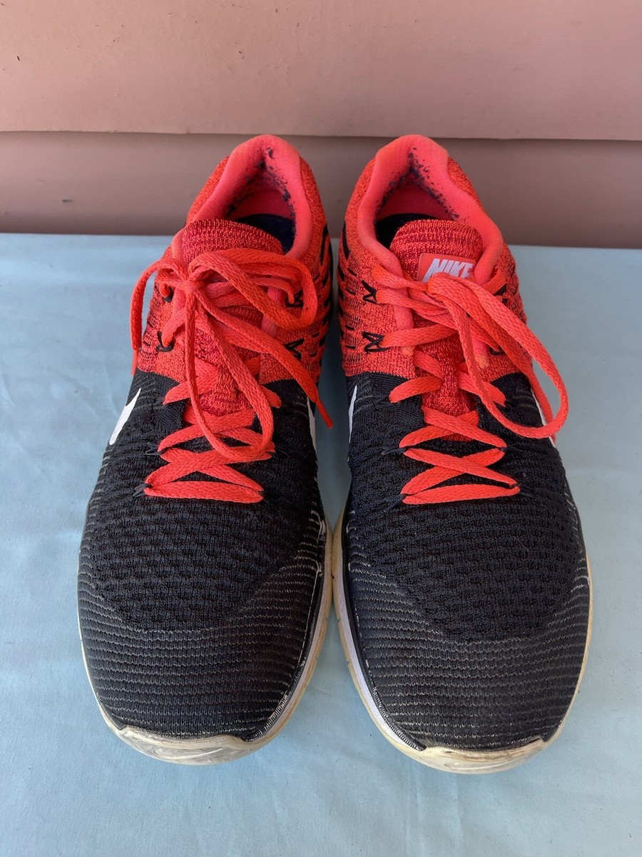 Nike Metcon Dsx Flyknit Men US 10 Cross Training Black White Red