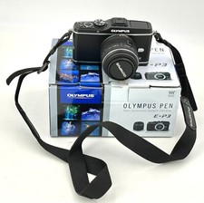 Olympus PEN E-P3 12.3MP Digital Camera - Black Kit w/ 14-42mm Lens 