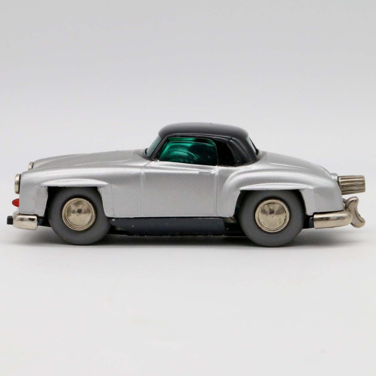Lilliput Schuco Micro Racer Mercedes 1044 Silver Wind-Up w/ Key in