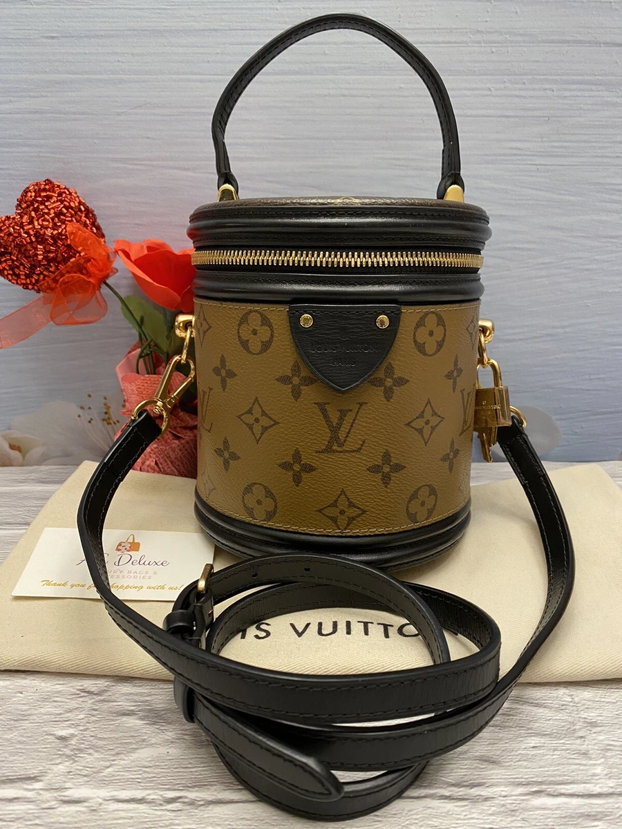 Louis Vuitton Monogram Reverse Canvas Black Cannes Purse FL4178 Dust Bag