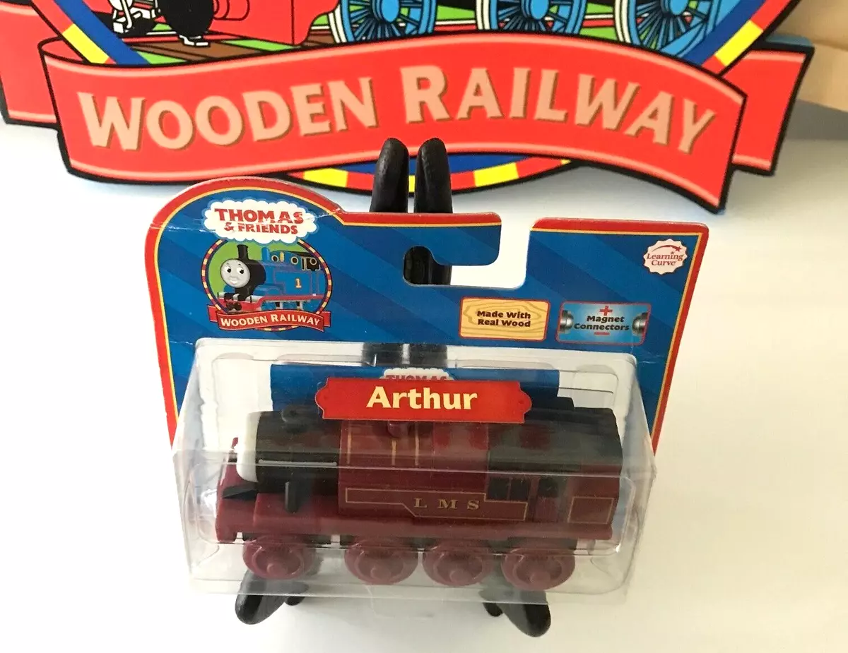 THOMAS & FRIENDS WOODEN RAILWAY ~ ARTHUR ~ LC99125 EXTREMELY RARE HARD TO  FIND