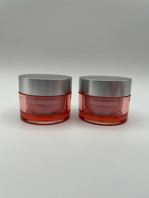 2 pk Neutrogena Bright Boost Gel Cream 50 ml / 1.7 oz Pink Jar