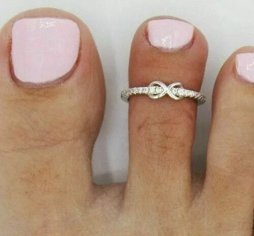 Diamond online toe rings