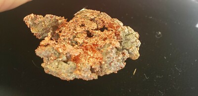 Copper on Quartz - raw and natural specimen
