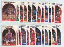 1989 Hoops HOFs & Stars 46 Card Lot Inc. Manning, Sikma, Drexler, Ewing, Porter