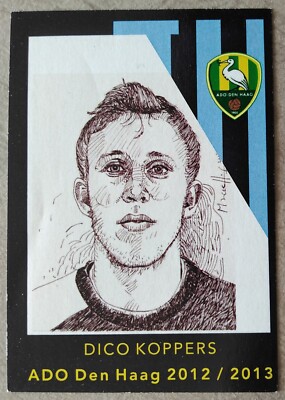 Sammelbild Dico Koppers ADO Den Haag 2012/13 # Colorworks