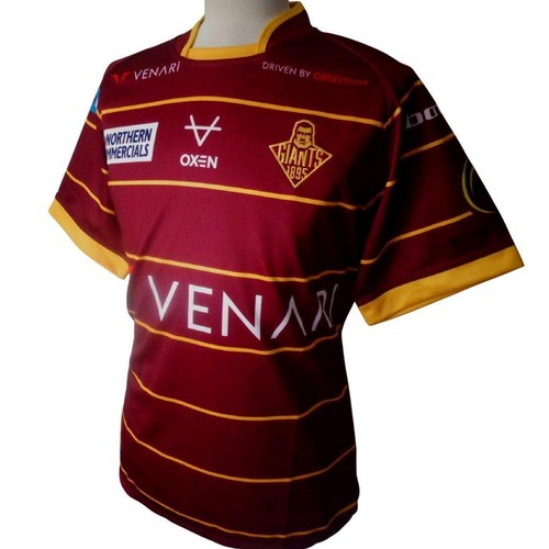 HUDDERSFIELD GIANTS Official Oxen 2024 Men's Home Rugby League Jersey ...
